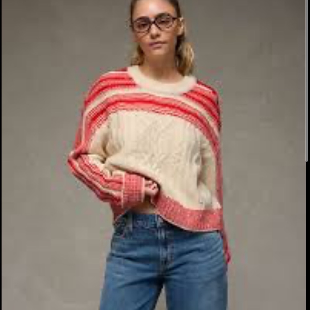 American eagle knit cropped sweater small